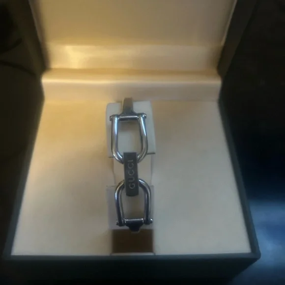 Gucci 1500L stainless steel horse bit bangle vintage (1997) watch. - Picture 4 of 6